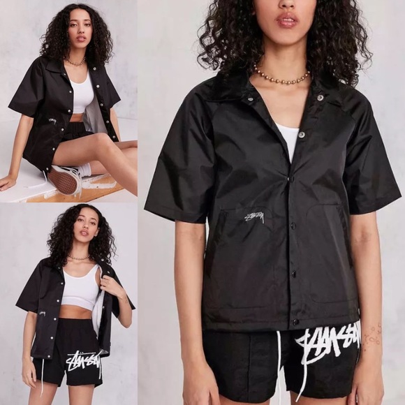 short sleeve coaches jacket